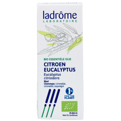 Afbeelding van Citroen eucalyptus etherische olie Ladrome bio 10 ml