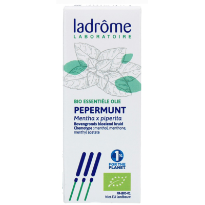 Afbeelding van Pepermunt etherische olie LaDrome bio 10 ml
