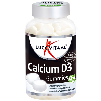 Afbeelding van Stapel tot 60% korting Lucovitaal Calcium Vitamine D3 (60 Gummies)