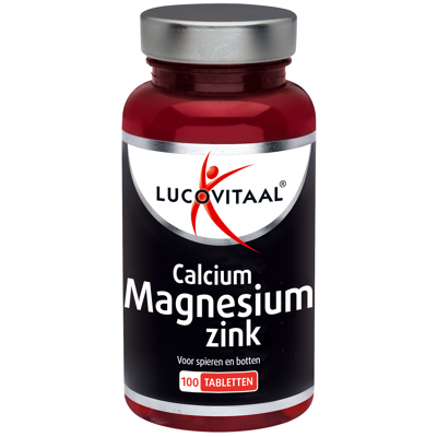 Afbeelding van Lucovitaal Calcium Magnesium Zink Tabletten 100TB