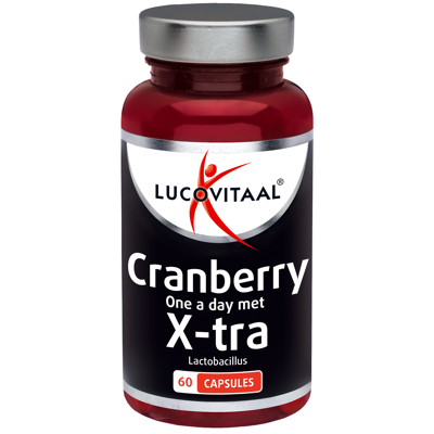 Afbeelding van Stapel tot 60% korting Lucovitaal Cranberry One A Day met X tra (60 capsules)