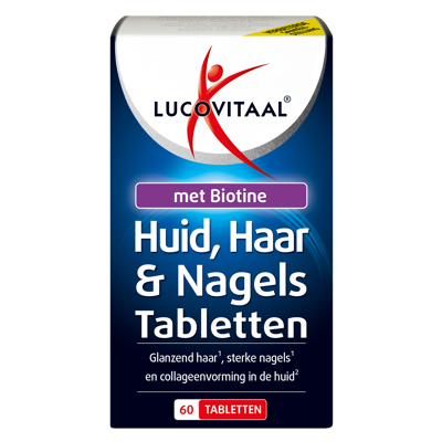 Afbeelding van Lucovitaal Huid Haar en Nagels Tabletten 60TB