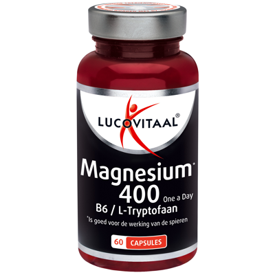 Afbeelding van Lucovitaal Magnesium 400 met Vitamine B6 &amp; L Tryptofaan Capsules