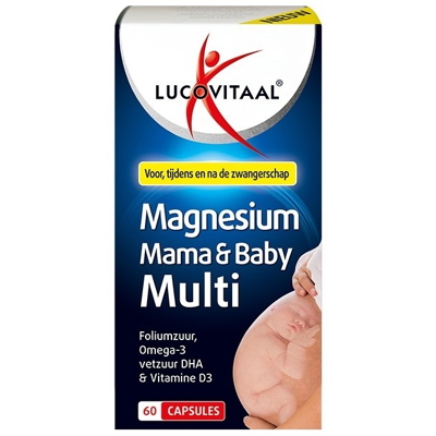Afbeelding van Lucovitaal Magnesium Mama &amp; Baby Multi Capsules 60CP