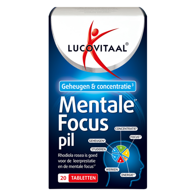 Afbeelding van Lucovitaal Mentale Focus Pil Tabletten 20TB