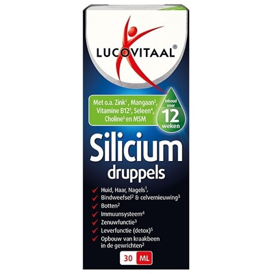 Afbeelding van Stapel tot 60% korting Lucovitaal Silicium Druppels 30ml