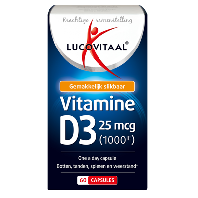 Afbeelding van Lucovitaal Vitamine D3 25mcg Capsules