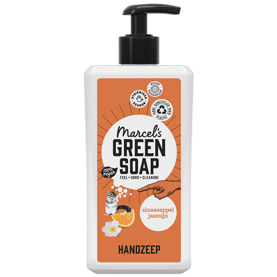Afbeelding van 2+2 gratis2+2 gratis: Marcel&#039;s Green Soap Handzeep Sinaasappel &amp; Jasmijn 500 ml