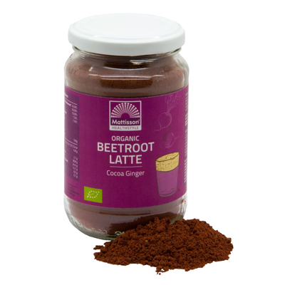 Afbeelding van Mattisson Biologische Beetroot Latte Gember Cacao