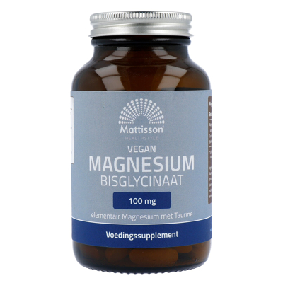 Afbeelding van Mattisson HealthStyle Magnesium Bisglycinaat 100mg Tabletten