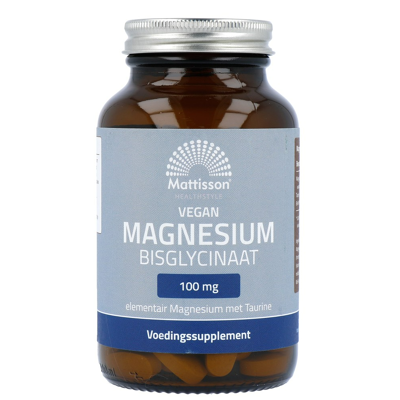Afbeelding van Mattisson HealthStyle Magnesium Bisglycinaat 100mg Tabletten