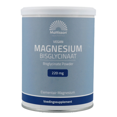 Afbeelding van Mattisson HealthStyle Magnesium Bisglycinaat Poeder 200GR
