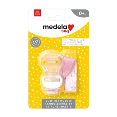 Afbeelding van Medela Baby Powdery Pink Fopspeenkoord 101042274