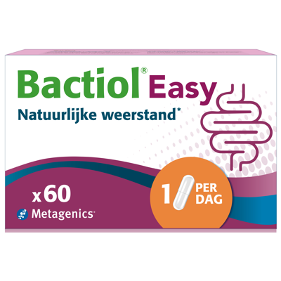 Afbeelding van Metagenics Bactiol Easy Capsules 60CP