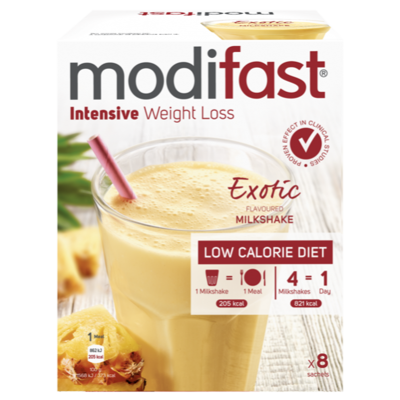 Afbeelding van Modifast Exotic Flavoured Milkshake, 440 gram