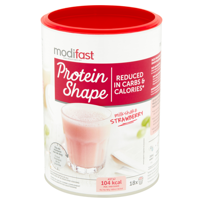 Afbeelding van Modifast Protein Shape Milkshake Aardbei 540GR