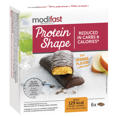 Afbeelding van Modifast Protein Shape Bar Puur en Witte Chocolade