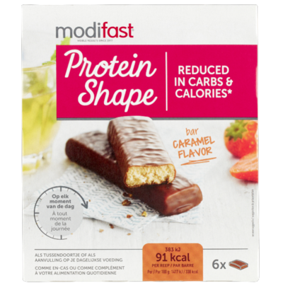 Afbeelding van Modifast Protein Shape Bar Karamel