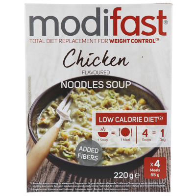 Afbeelding van Modifast Weight Control Soep Kip Noodle 220GR