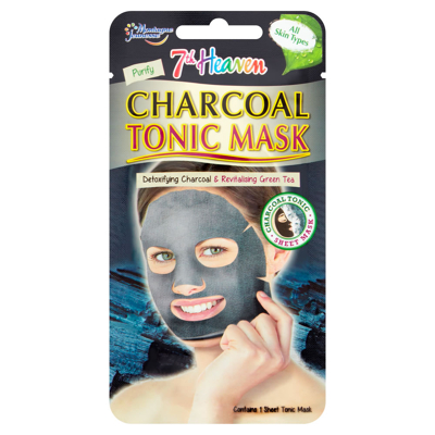Afbeelding van Montagne 7th Heaven Face Mask Charcoal Tonic, 1 stuks