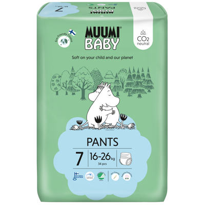Afbeelding van Muumi Baby Ecologische Luierbroekjes 7 Extra XL