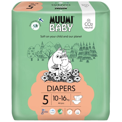 Afbeelding van Muumi Baby Ecologische Luiers 5 Maxi Plus Voordeelverpakking
