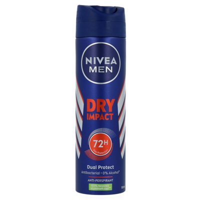 Afbeelding van Nivea Men deospray dry impact 150 Milliliter