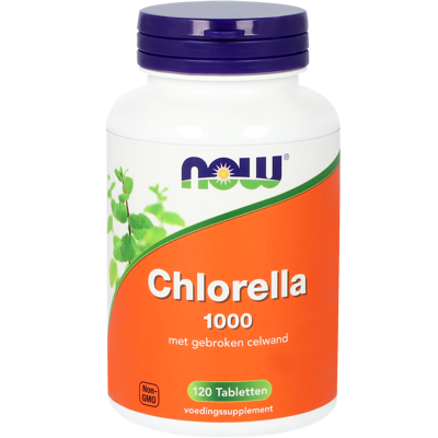 Afbeelding van Now Chlorella 1000mg, 120 tabletten