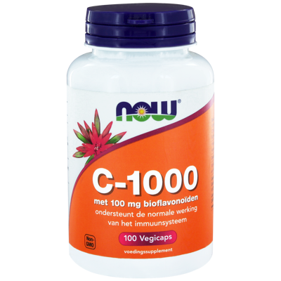 Afbeelding van Now Vitamine C 1000mg Bioflavonoiden, 250 Veg. capsules