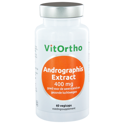 Afbeelding van Vitortho Andrographis extract 400 mg 60 vcaps