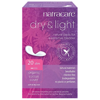 Afbeelding van Natracare Dry &amp; Light Incontinentieverband Slim 20ST