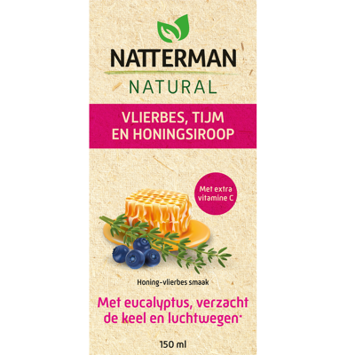 Afbeelding van Natterman Natural Siroop Vlierbes, 150 ml