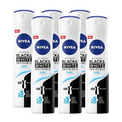 Afbeelding van Nivea Black &amp; White Invisible Pure Deodorant Spray 150ML