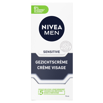 Afbeelding van Nivea Men Sensitive Hydraterende Gezichtscreme 75ml