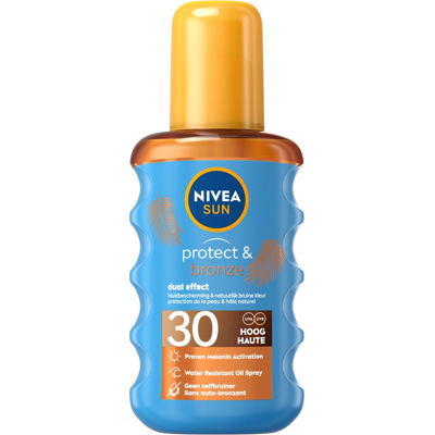 Afbeelding van NIVEA SUN Protect &amp; Bronze Zonnebrandolie Spray SPF30 200ml