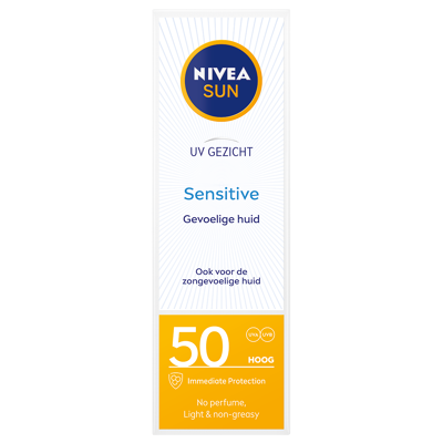Afbeelding van Nivea Sun Face Sensitive Gezichtszonnecrème SPF50