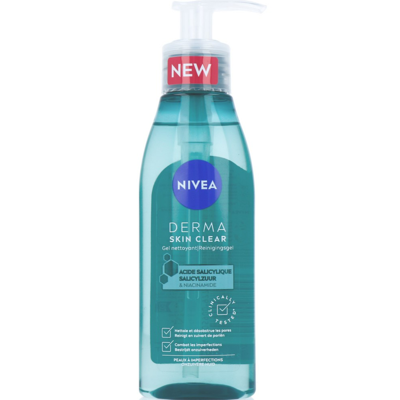 Afbeelding van Nivea Derma Skin Clear Wash Gel, 150 ml