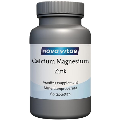 Afbeelding van Nova Vitae Calcium Magnesium Zink Tabletten 60st