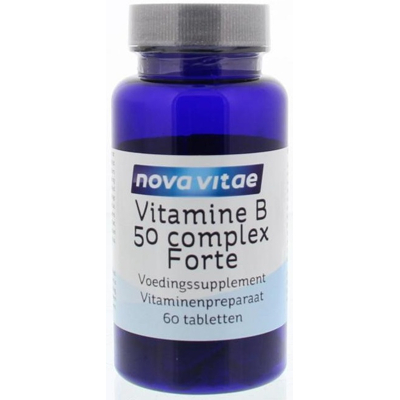 Afbeelding van Nova Vitae Vitamine B50 Complex Forte Tabletten