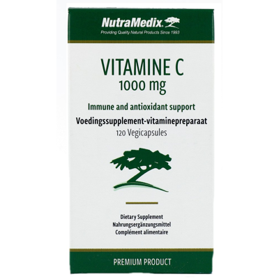 Afbeelding van Nutramedix Vitamine C 1000 Mg Non gmo 120ca