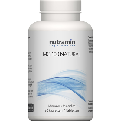 Afbeelding van Nutramin Ntm Mg 100 Naturel, 90 tabletten