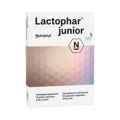 Afbeelding van Nutriphyt Lactophar Junior Capsules 20CP
