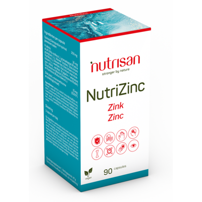 Afbeelding van Nutrisan NutriZinc Capsules 90VCP