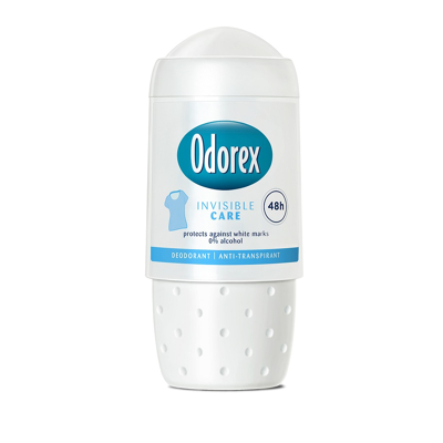 Afbeelding van Odorex Women Deo Roll on Invisible Care beschermt je tegen witte strepen/48H 50 ml