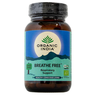 Afbeelding van Organic India Breathe free bio caps 90 capsules