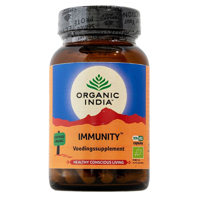 Afbeelding van Organic India Immunity Capsules 90CP