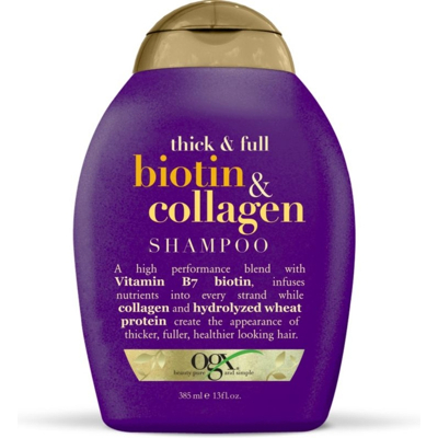 Afbeelding van OGX Organix Biotin Collagen Shampoo 385ml