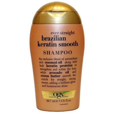 Afbeelding van OGX Mini Shampoo Ever Straight Brazilian Keratin Smooth 89ML