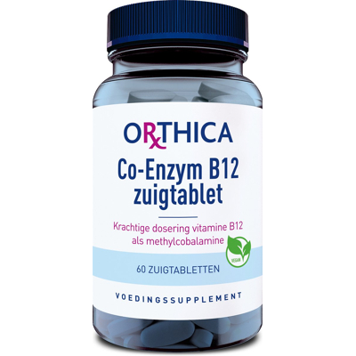 Afbeelding van Orthica Co enzym B12, 60 Zuig tabletten