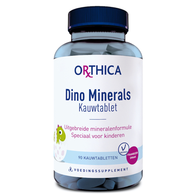Afbeelding van Orthica Dino Minerals, 90 Kauw tabletten